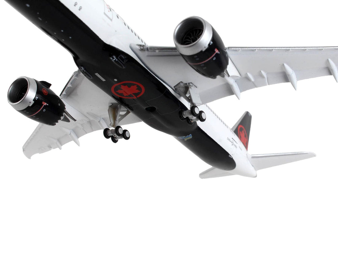 Boeing 787-9 Commercial Aircraft with Flaps Down "Air Canada" White with Black Tail 1/400 Diecast Model Airplane by GeminiJets-1