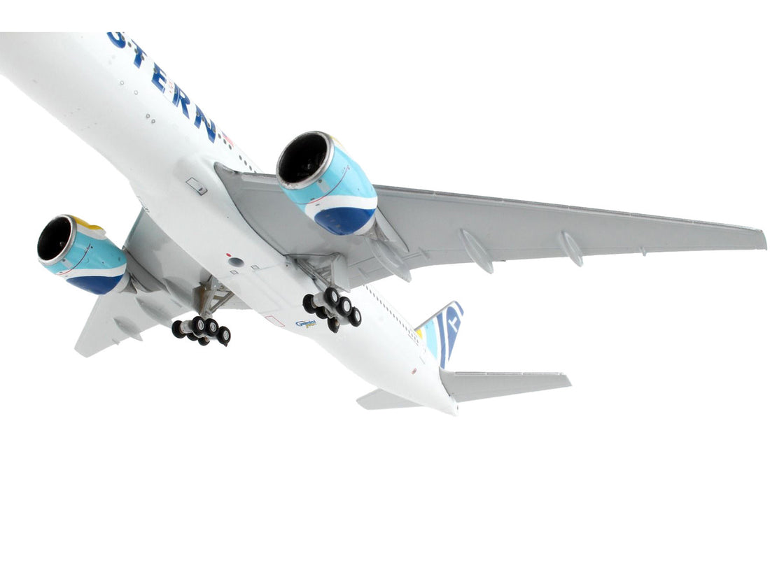 Boeing 777-200ER Commercial Aircraft "Eastern Air Lines" White with Striped Tail 1/400 Diecast Model Airplane by GeminiJets-2