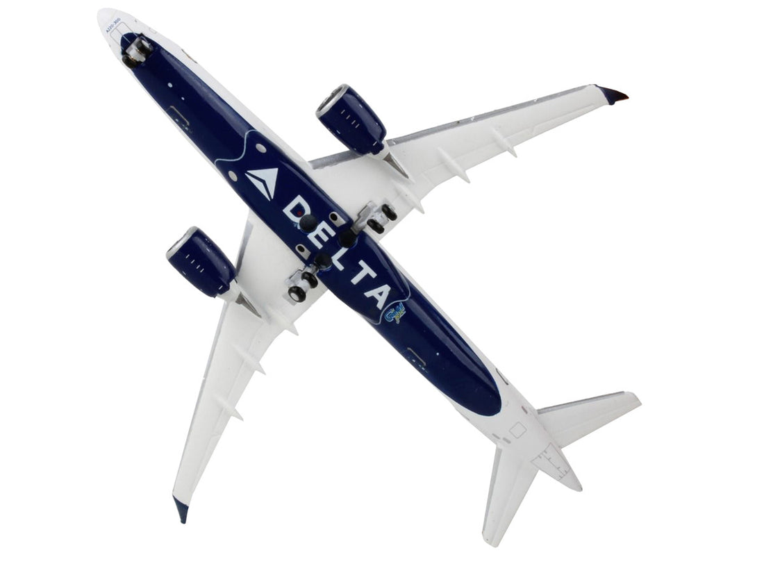 Airbus A220-300 Commercial Aircraft "Delta Airlines" White with Blue and Red Tail 1/400 Diecast Model Airplane by GeminiJets-2