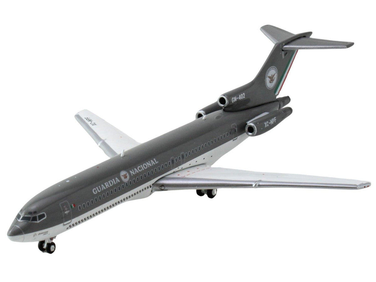 Boeing 727-200 Commercial Aircraft "Guardia Nacional - Mexico National Guard" (XC-NPF/GN-402) Gray 1/400 Diecast Model Airplane by GeminiJets-1