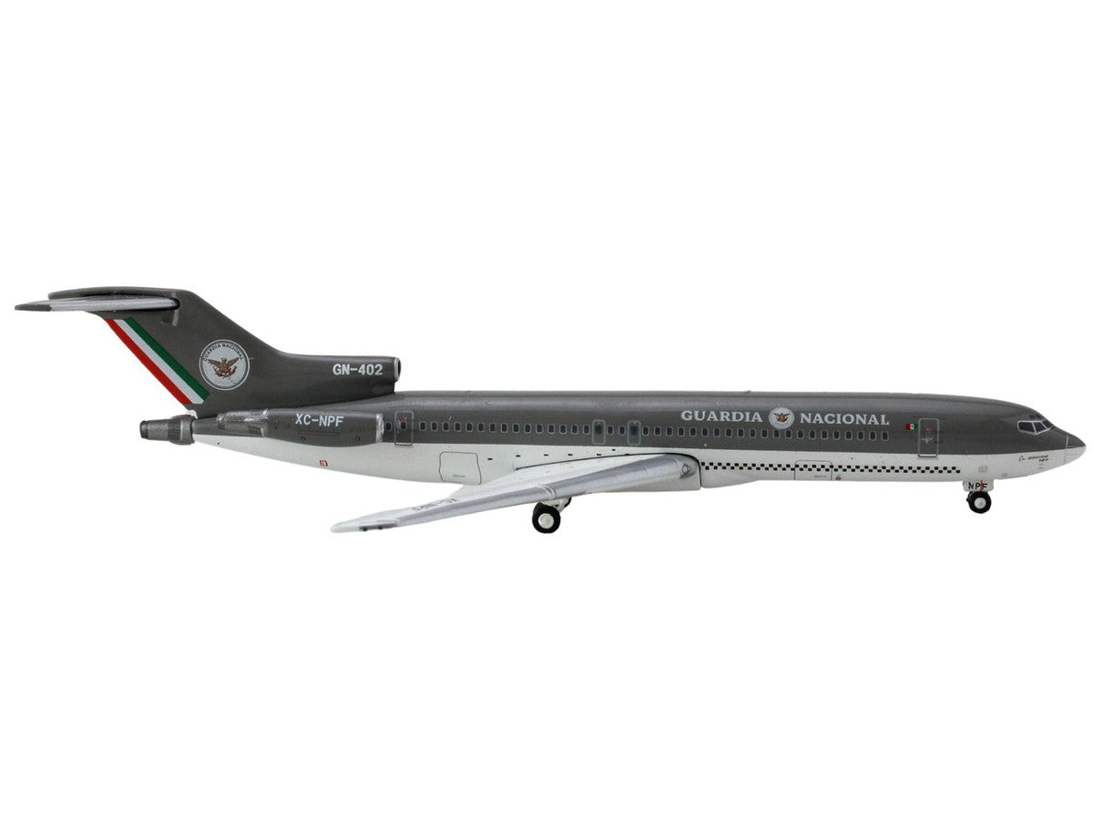 Boeing 727-200 Commercial Aircraft "Guardia Nacional - Mexico National Guard" (XC-NPF/GN-402) Gray 1/400 Diecast Model Airplane by GeminiJets-2