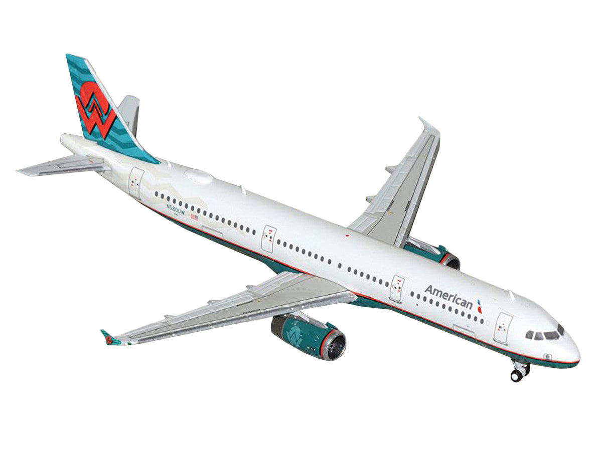 GeminiJets Airbus A321 N580UW America West Heritage livery diecast airplane