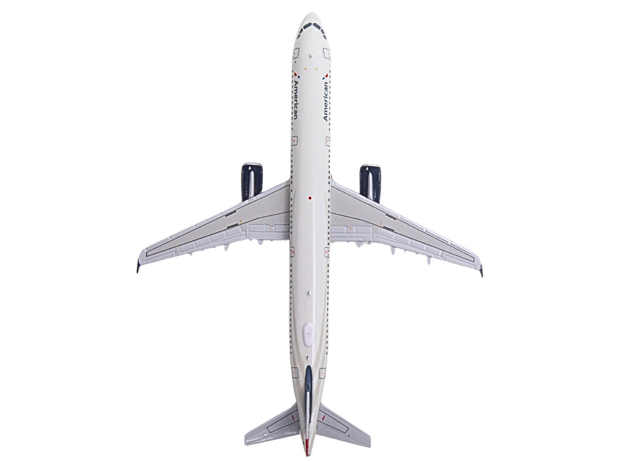Airbus A321 N578UW American Airlines US Airways Heritage model top view