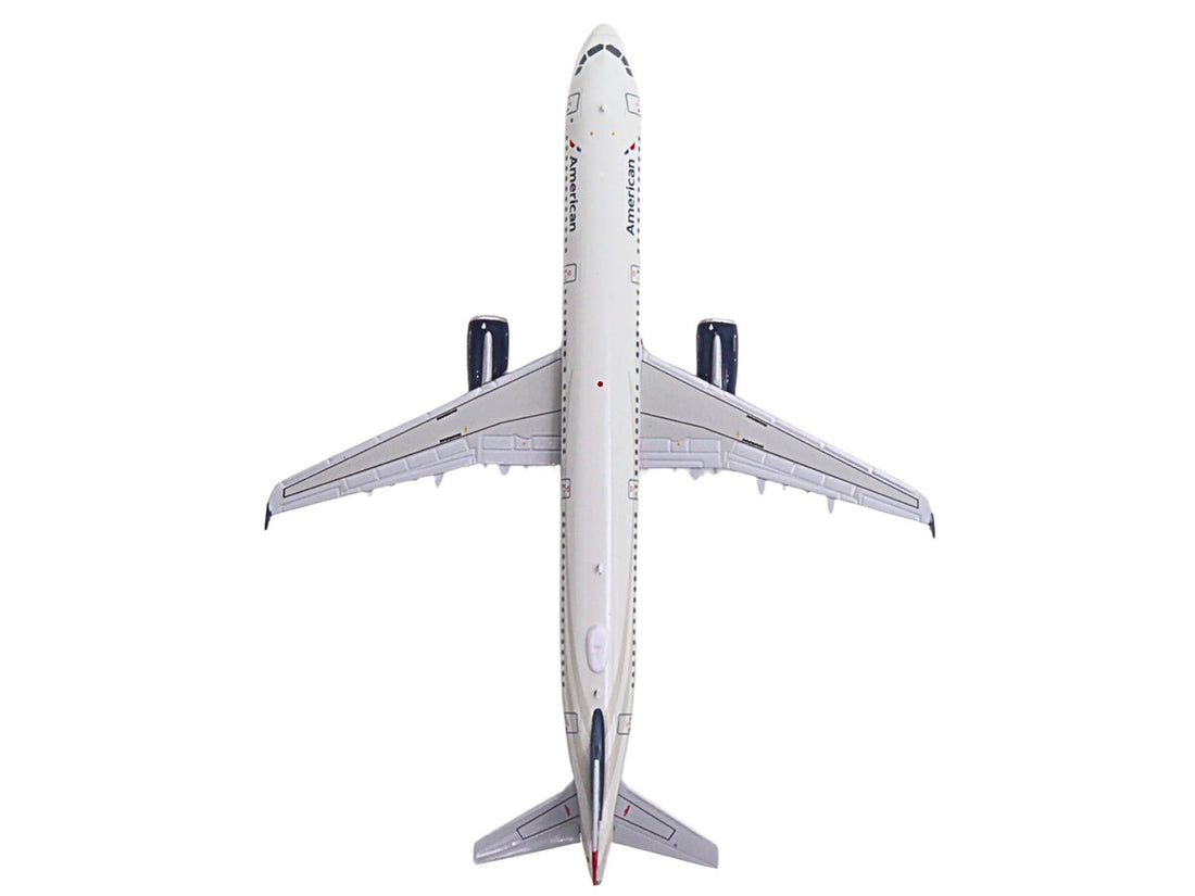 Airbus A321 N578UW American Airlines US Airways Heritage model top view