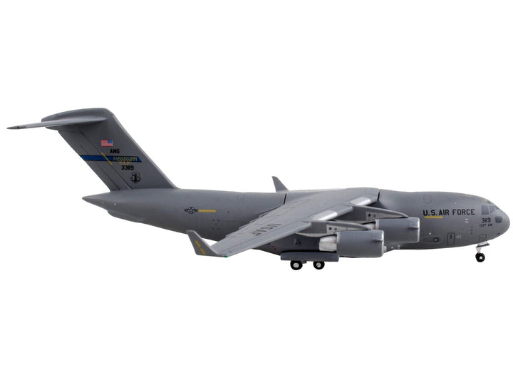 McDonnell Douglas C-17A Globemaster III Transport Aircraft "172nd AW 183rd AS Mississippi Air National Guard" United States Air Force "Gemini Macs" Series 1/400 Diecast Model Airplane by GeminiJets-1