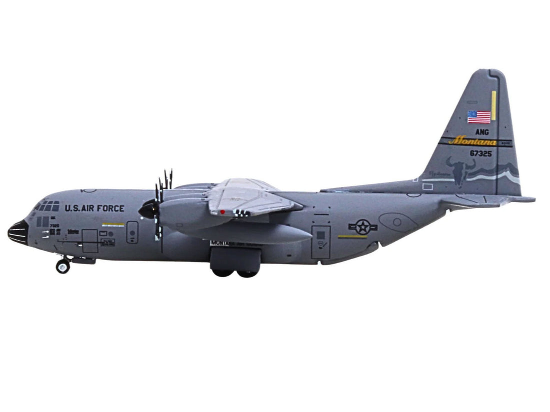 Lockheed C-130H3 Hercules Transport Aircraft "96-7325 120th Airlift Wing Montana Air National Guard" United States Air Force "Gemini Macs" Series 1/400 Diecast Model Airplane by GeminiJets 3