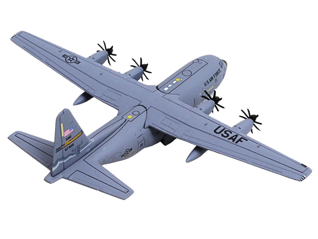 Lockheed C-130H3 Hercules Transport Aircraft "96-7325 120th Airlift Wing Montana Air National Guard" United States Air Force "Gemini Macs" Series 1/400 Diecast Model Airplane by GeminiJets 2