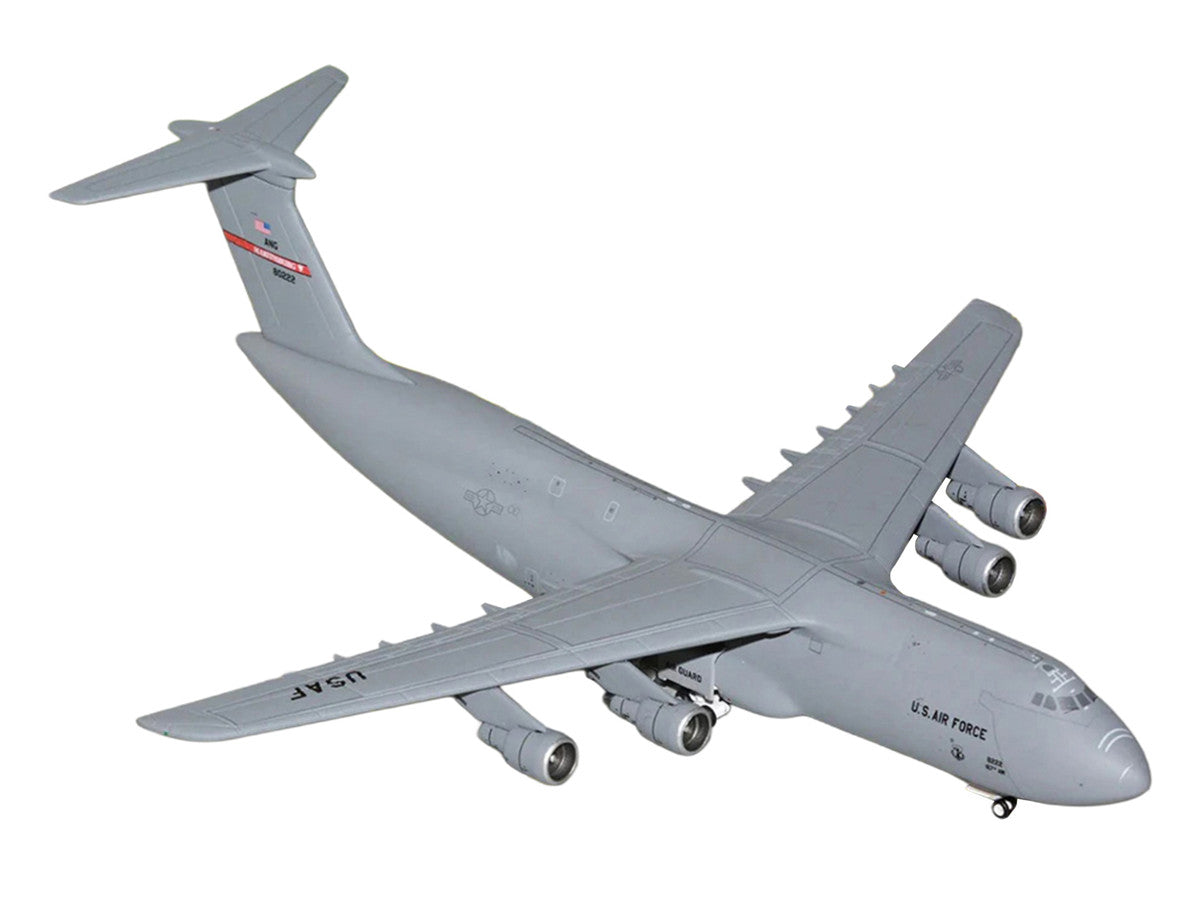Lockheed C-5A Galaxy Transport Aircraft "Martinsburg Air Force Base" United States Air Force (68-0222) Gray "Gemini Macs" Series 1/400 Diecast Model by GeminiJets-1