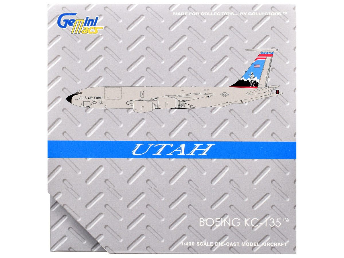 Boeing KC-135R Stratotanker Aircraft "Utah Air National Guard" United States Air Force (61-0275) Gray "Gemini Macs" Series 1/400 Diecast Model Airplane by GeminiJets-2