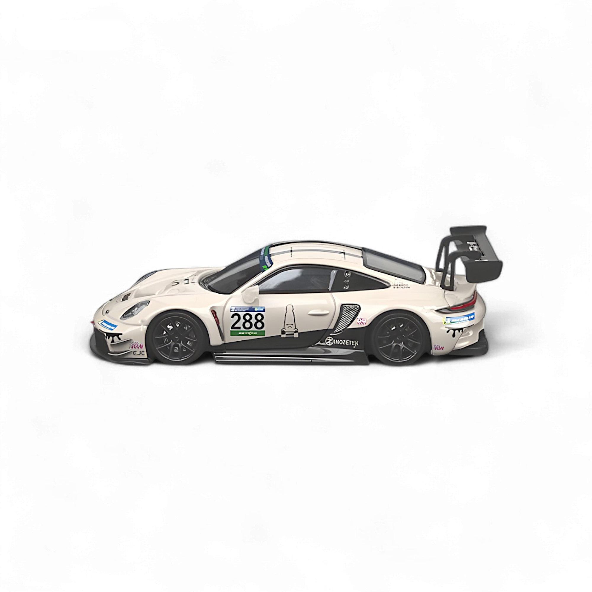 Porsche 911 GT3 Racing Milky White 1:64 by Star Race  2