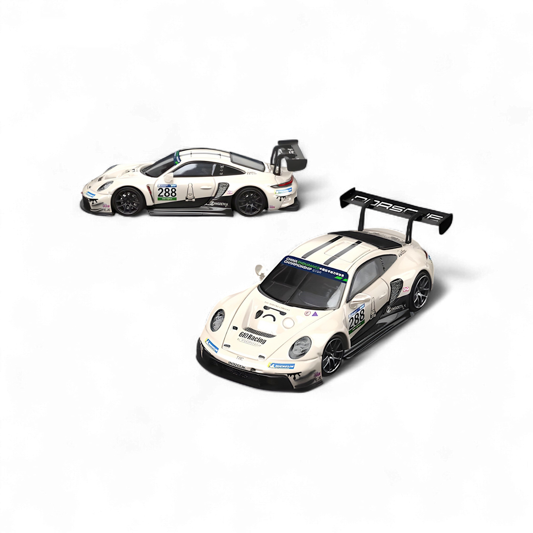 Porsche 911 GT3 Racing Milky White 1:64 by Star Race 