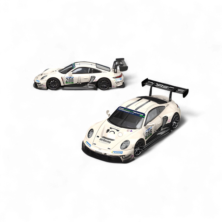Porsche 911 GT3 Racing Milky White 1:64 by Star Race 