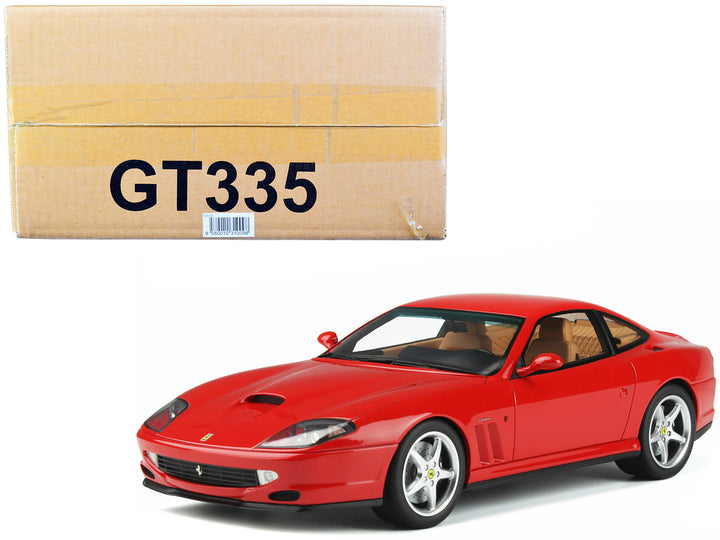 1996 Ferrari F550 Maranello Gran Turismo Rosso Corsa Red 1/18 Model Car by GT Spirit-0