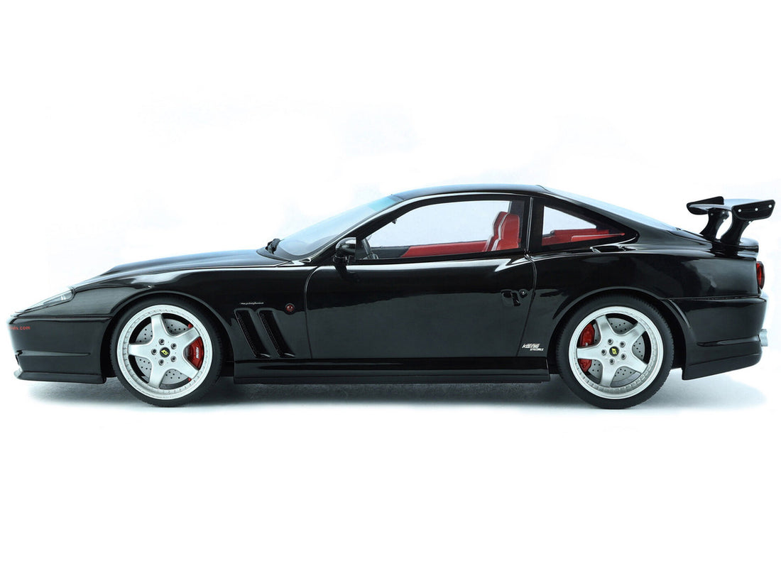 1997 Ferrari 550 "Koenig Special" Black with Red Interior 1/18 Model Car by GT Spirit-3