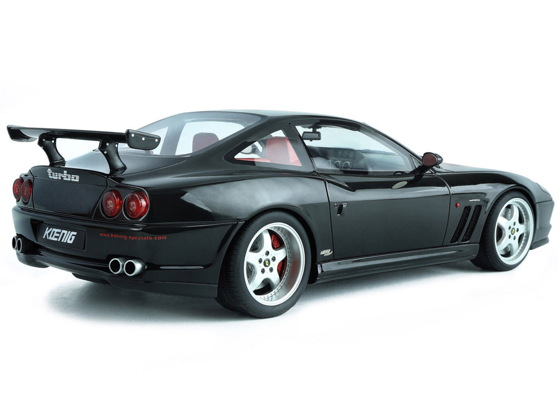 1997 Ferrari 550 "Koenig Special" Black with Red Interior 1/18 Model Car by GT Spirit-4