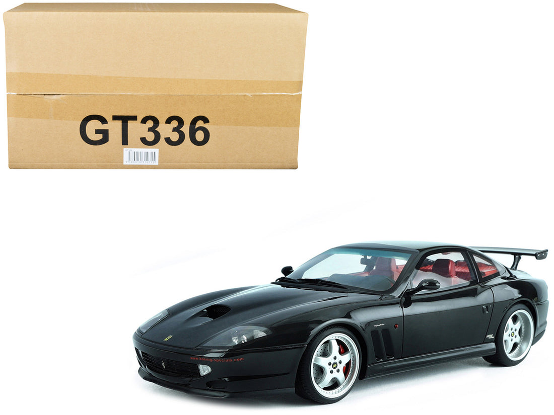 1997 Ferrari 550 "Koenig Special" Black with Red Interior 1/18 Model Car by GT Spirit-0