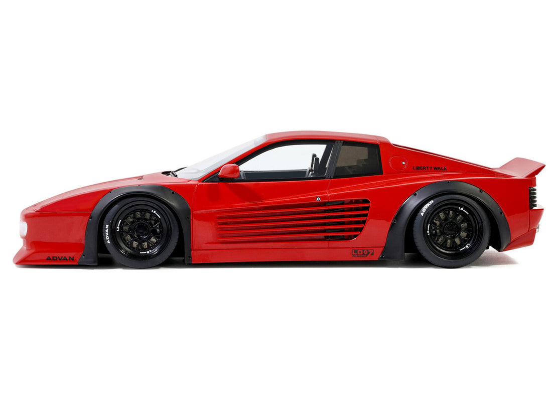 2021 LB-Works 512 TR Rosso Corsa Red "Liberty Walk" 1/18 Model Car by GT Spirit-0