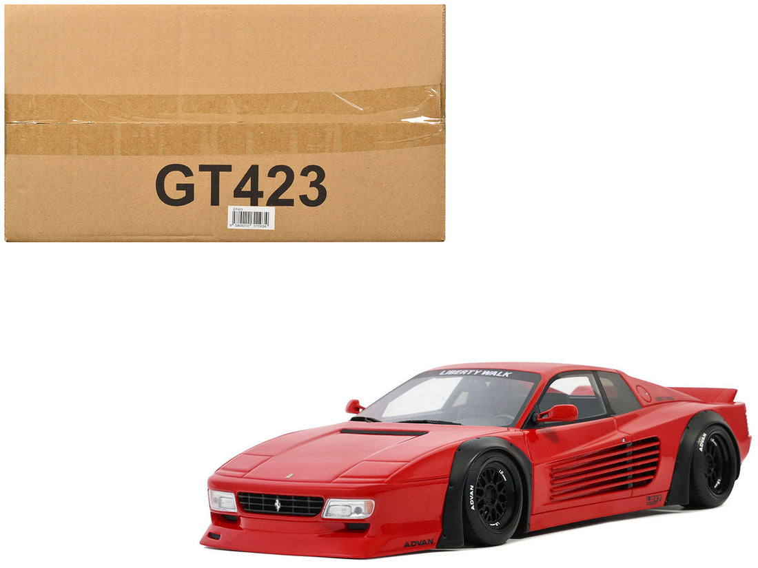 2021 LB-Works 512 TR Rosso Corsa Red "Liberty Walk" 1/18 Model Car by GT Spirit-4