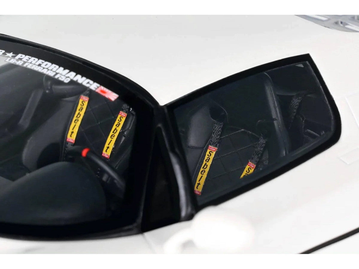 2013 LB-Works F50 White 1/18 Model Car by GT Spirit-3