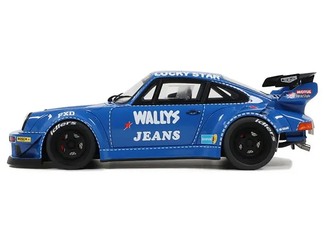 RWB Bodykit "OSHO Arrow" Blue 1/18 Model Car by GT Spirit-1