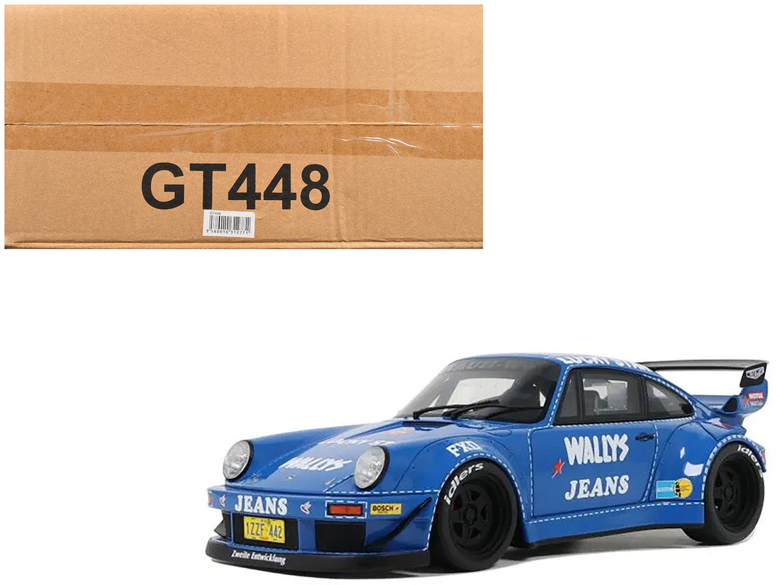 RWB Bodykit "OSHO Arrow" Blue 1/18 Model Car by GT Spirit-4