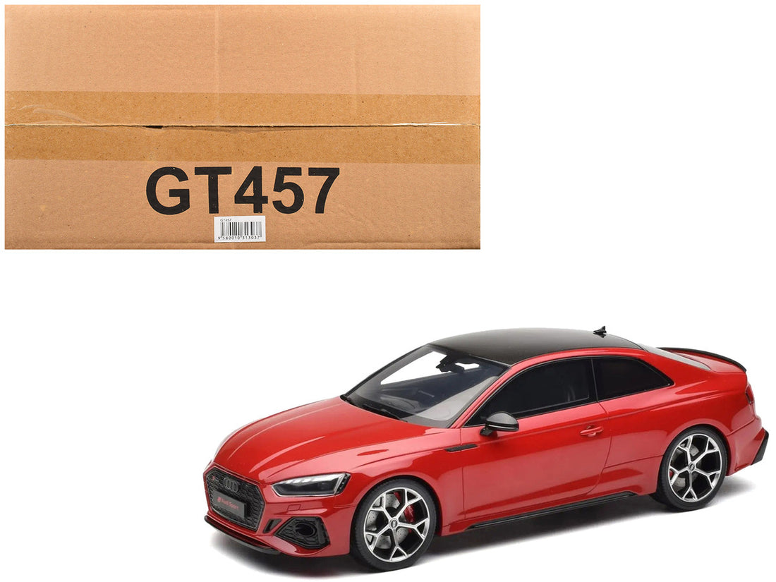 Audi RS 5 Competition Red with Black Top 1/18 Model Car by GT Spirit-4