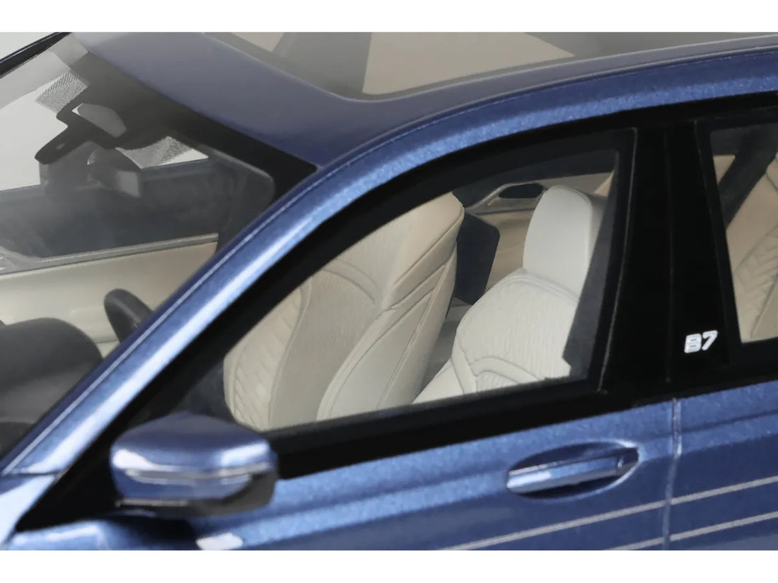 2022 BMW Alpina B7 Blue Metallic 1/18 Model Car by GT Spirit-1