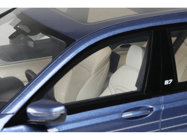 2022 BMW Alpina B7 Blue Metallic 1/18 Model Car by GT Spirit-1