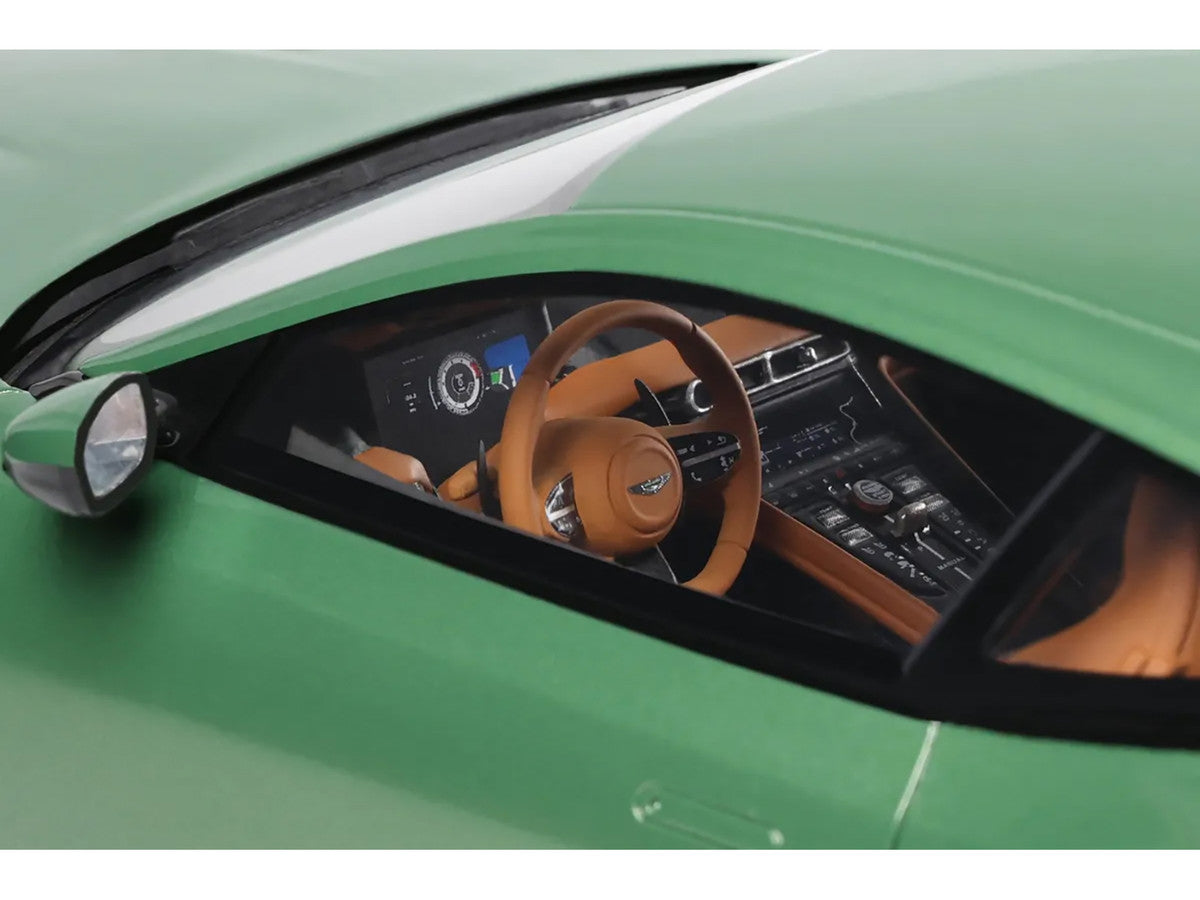 2023 Aston Martin DB12 Green Metallic 1/18 Model Car by GT Spirit-3