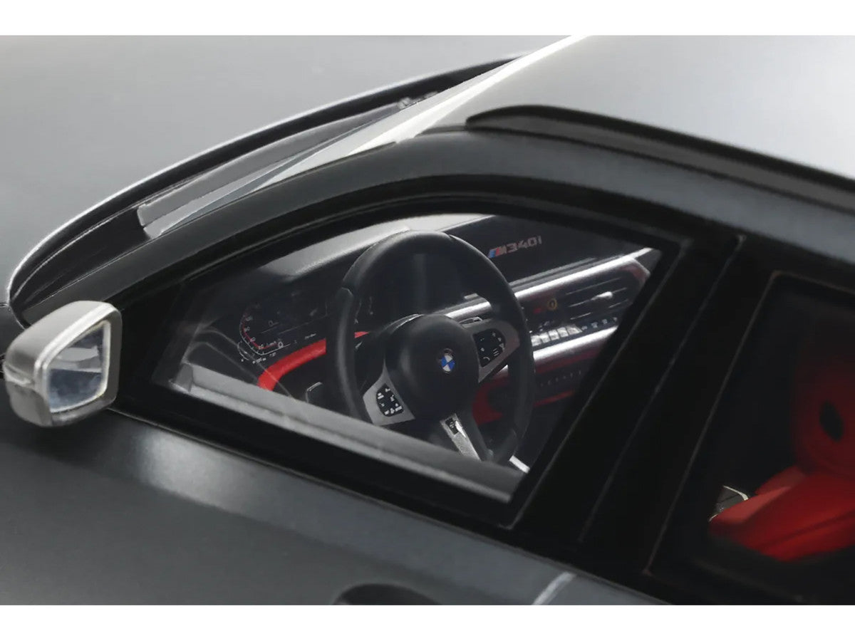 2019 BMW M340i Xdrive M Gray Metallic 1/18 Model Car by GT Spirit-2