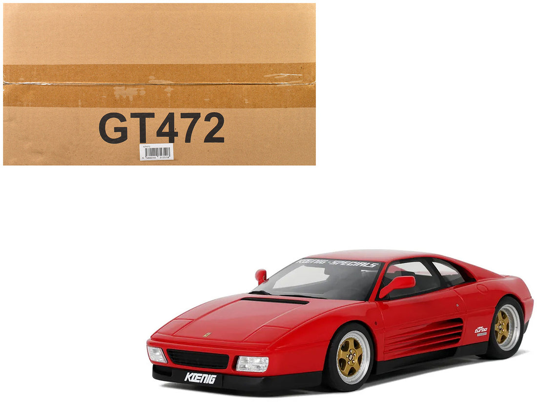 1994 Koenig Specials 348 Twin Turbo Red 1/18 Model Car by GT Spirit-4