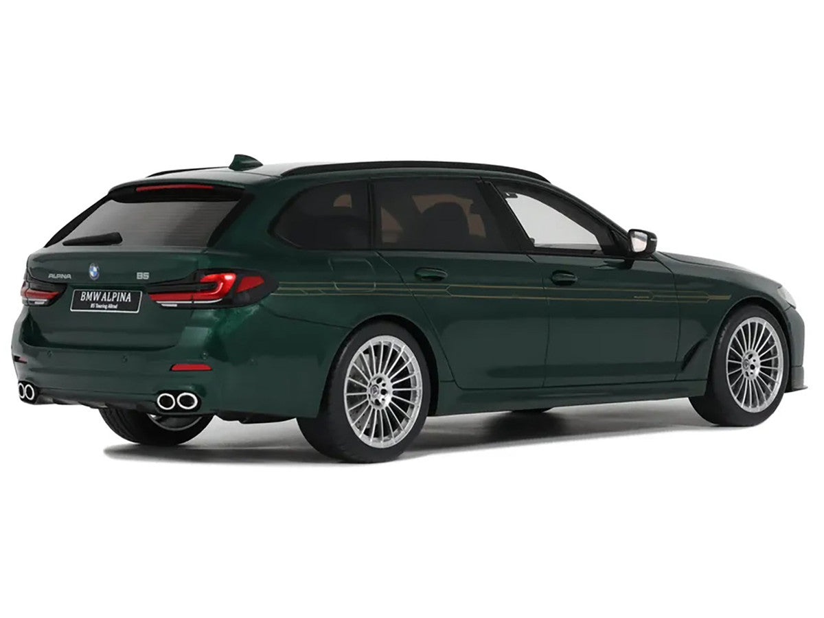 2023 BMW Alpina B5 Touring Green Metallic 1/18 Model Car by GT Spirit-1
