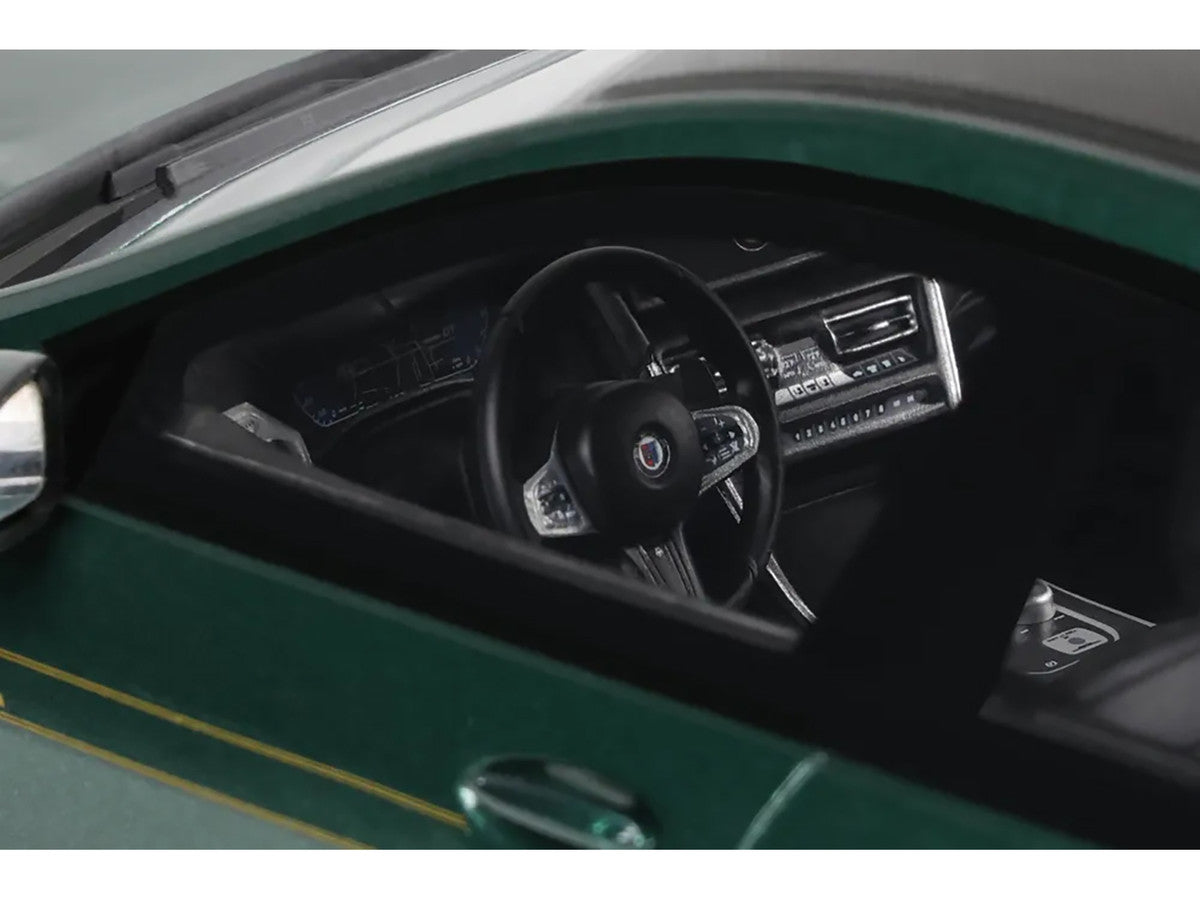 2023 BMW Alpina B8 Gran Coupe Green Metallic 1/18 Model Car by GT Spirit-2