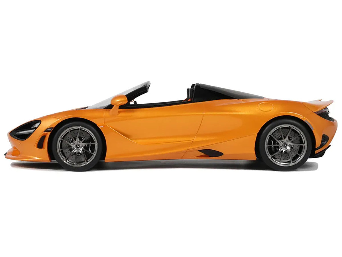 2024 McLaren 750S Spider Orange Metallic 1/18 Model Car by GT Spirit-3