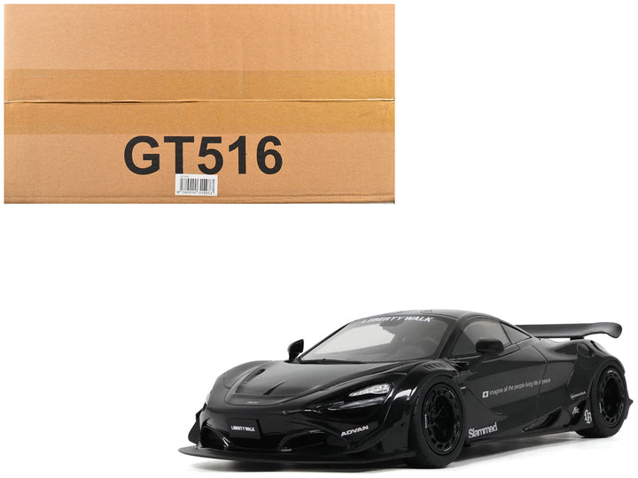 McLaren 2023 720S "LB-Works - Liberty Walk" Black 1/18 Model Car by GT Spirit