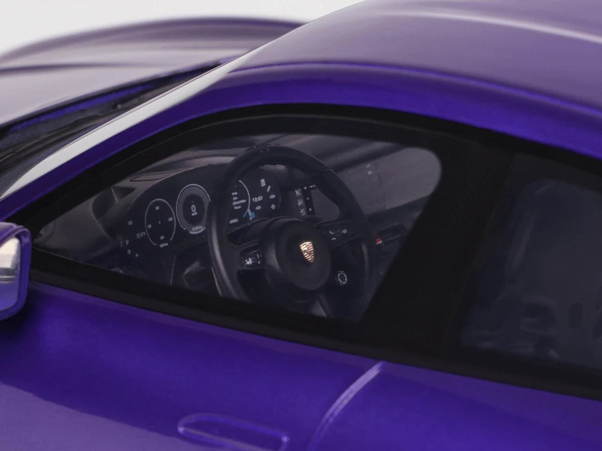 Porsche Taycan Turbo GT 2023 Purple Sky Metallic 1/18 Model Car by GT Spirit 3