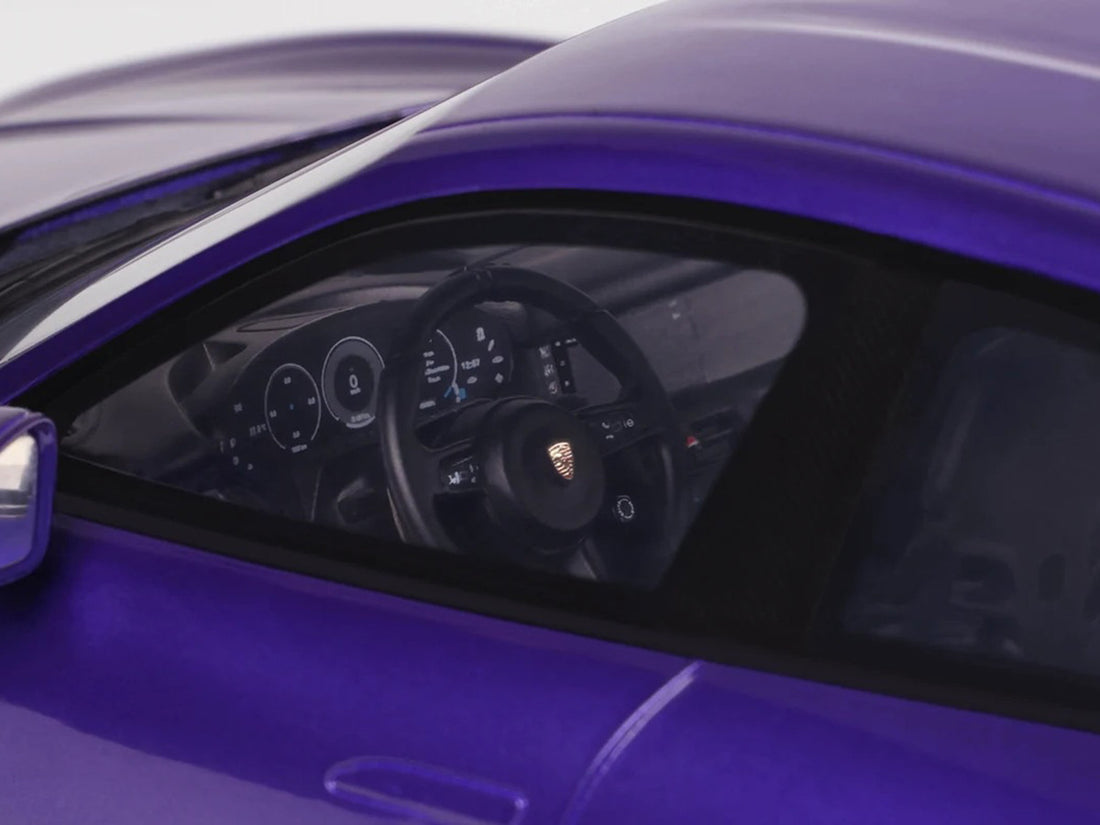 Porsche Taycan Turbo GT 2023 Purple Sky Metallic 1/18 Model Car by GT Spirit 3