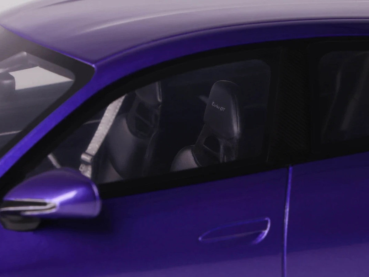 Porsche Taycan Turbo GT 2023 Purple Sky Metallic 1/18 Model Car by GT Spirit 2
