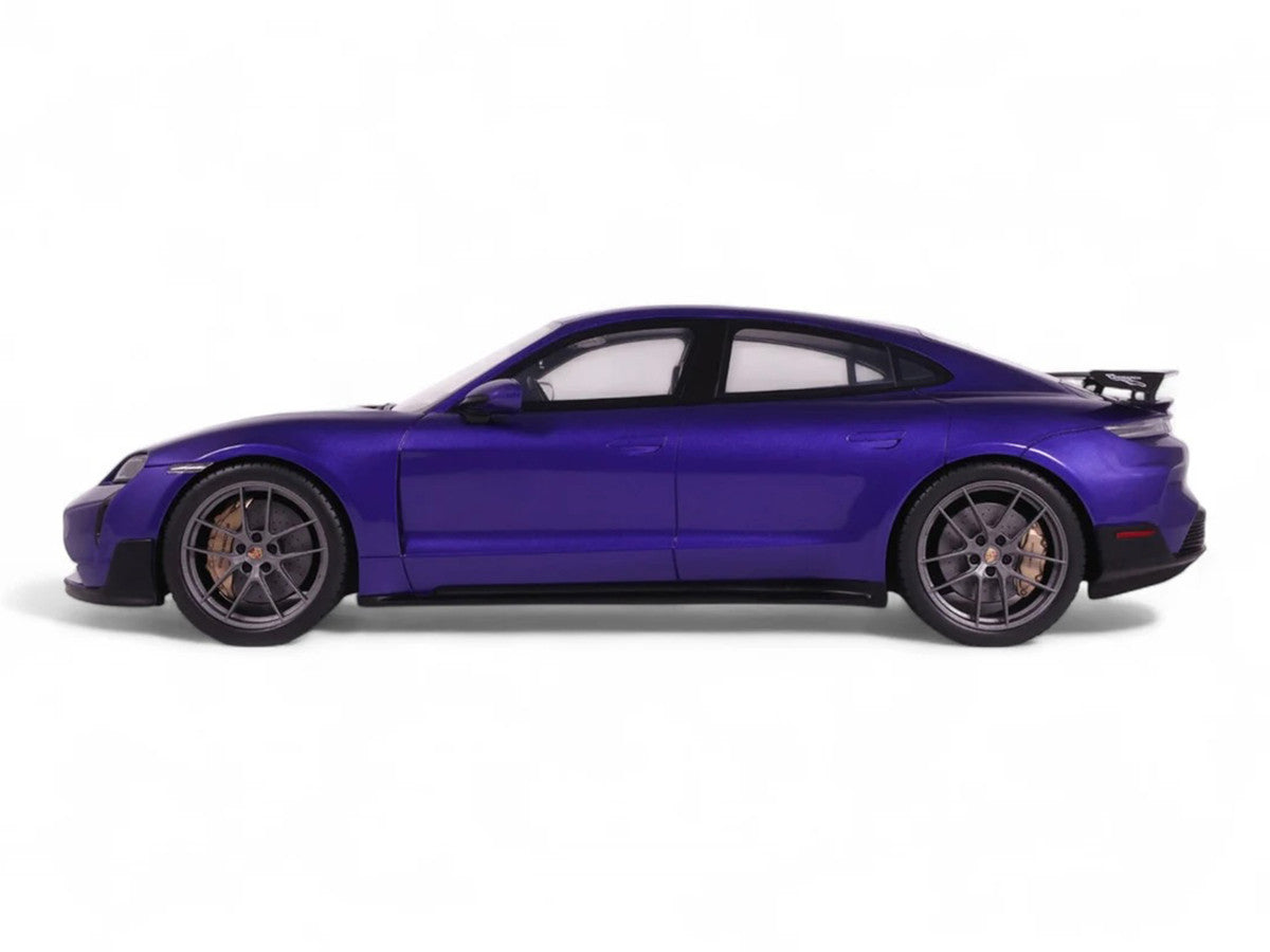 Porsche Taycan Turbo GT 2023 Purple Sky Metallic 1/18 Model Car by GT Spirit 4