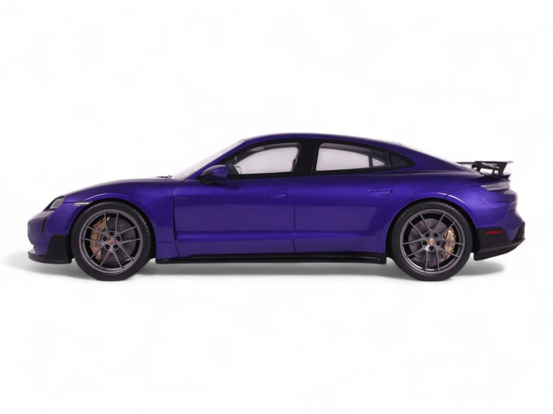 Porsche Taycan Turbo GT 2023 Purple Sky Metallic 1/18 Model Car by GT Spirit 4
