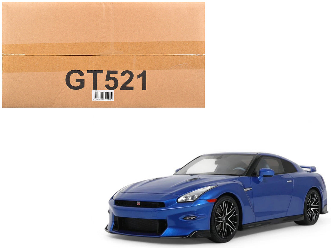 2024 Nissan GT-R Skyline Edition Bayside Blue Metallic 1/18 Model Car by GT Spirit-4
