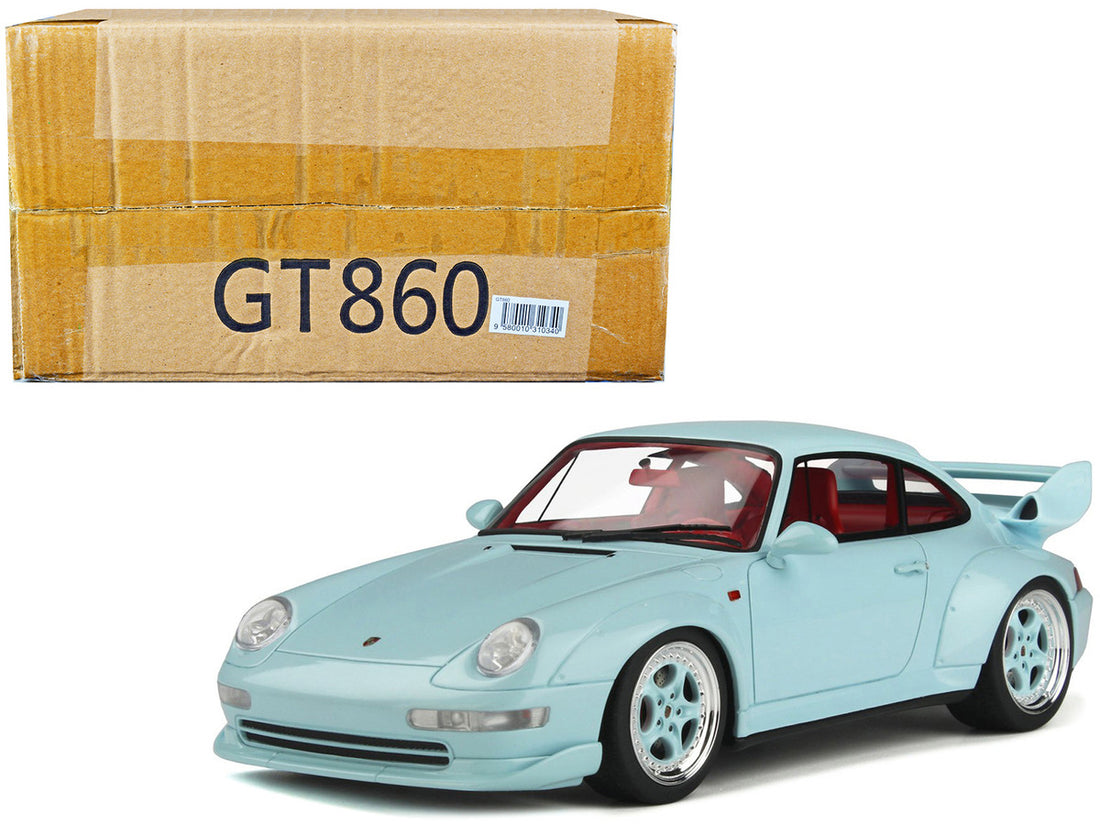 1996 Porsche 911 (933) GT Coppa Florio Blue with Red Interior 1/18 Model Car by GT Spirit-0