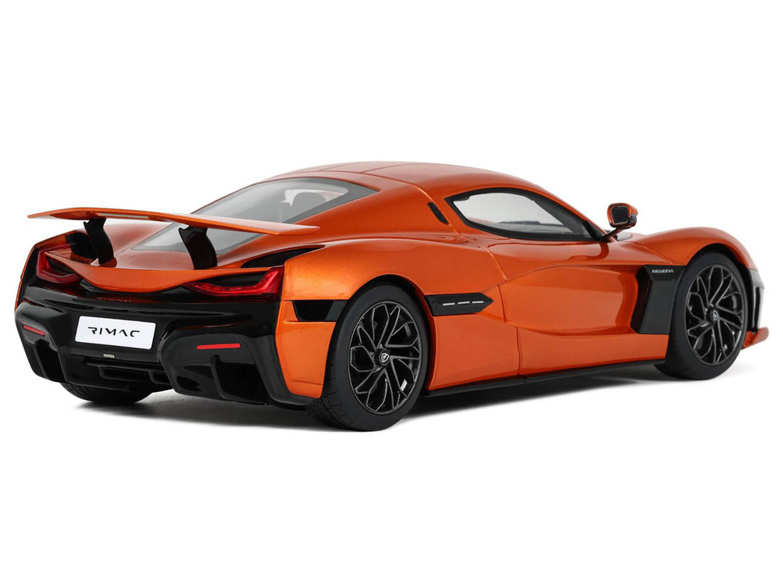 2021 Rimac Nevera Orange Metallic 1/18 Model Car by GT Spirit-4