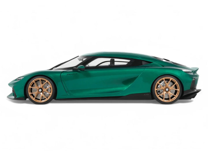 Koenigsegg 2024 Gemera Racing Green Metallic 1/18 Model Car by GT Spirit