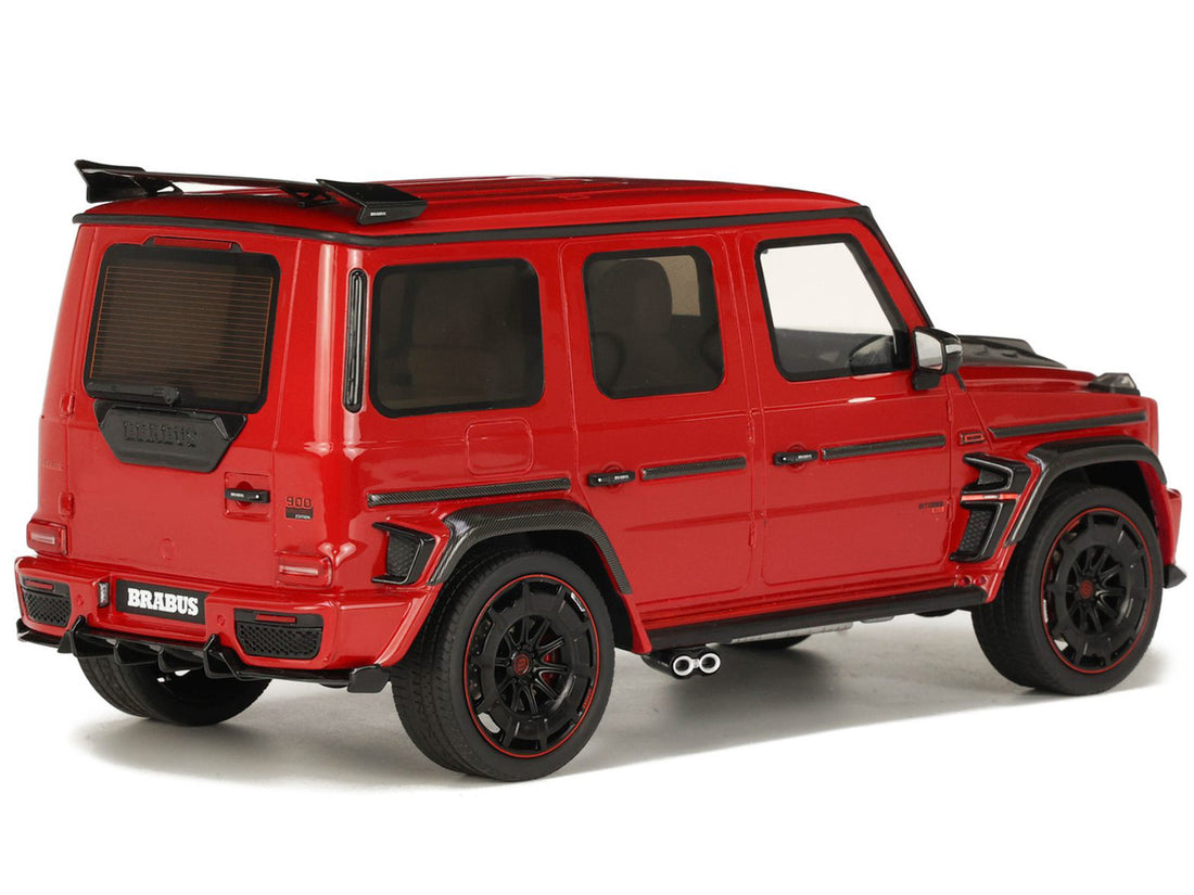 2022 Brabus 900 Rocket Edition Red with Carbon Hood 1/18 Model Car by GT Spirit-4