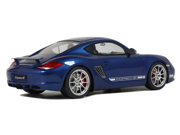 Porsche 2012 Cayman R Aqua Blue Metallic 1/18 Model Car by GT Spirit 2