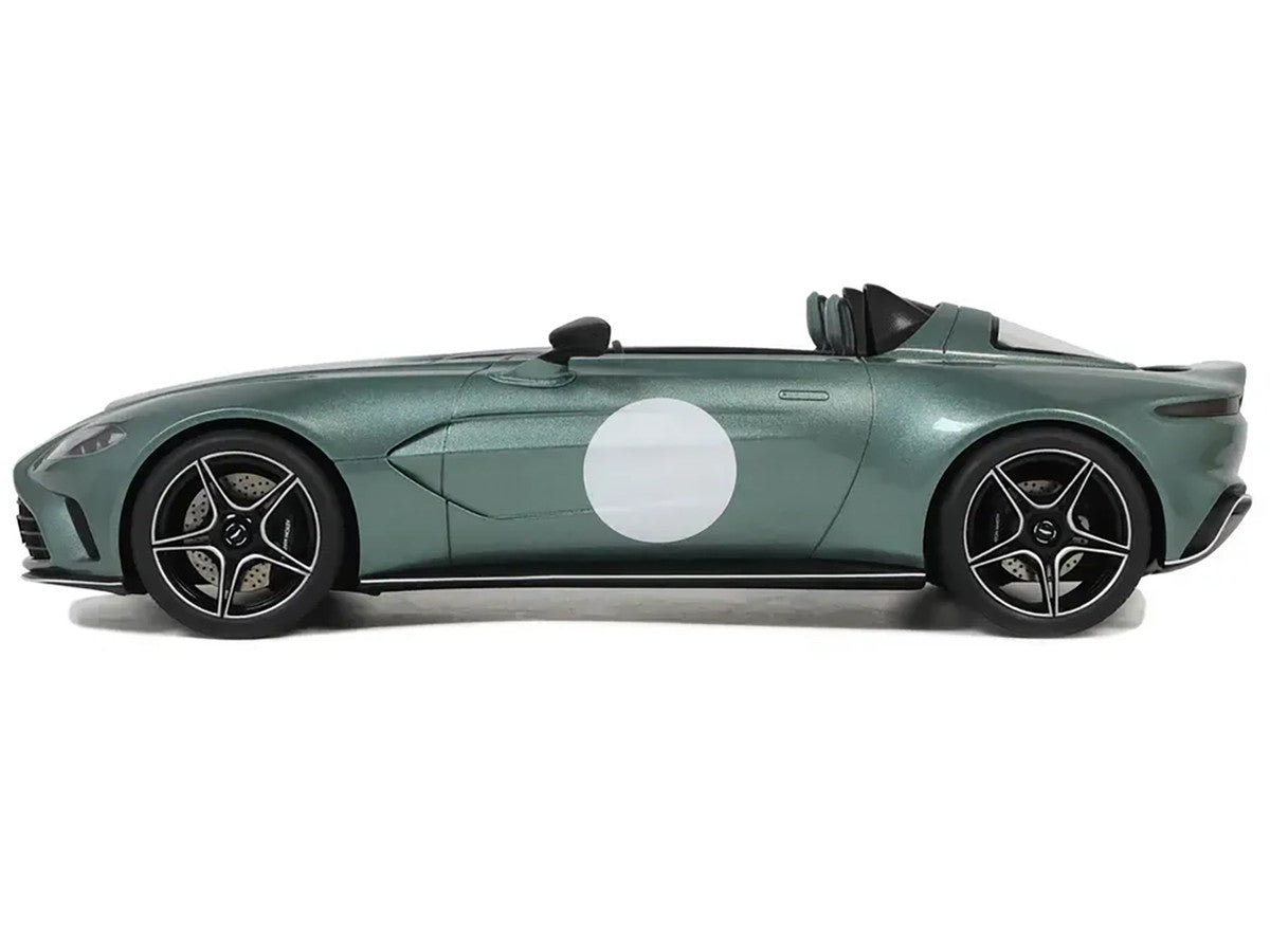 Aston Martin V12 Speedster Green Metallic 1/18 Model Car by GT Spirit-0