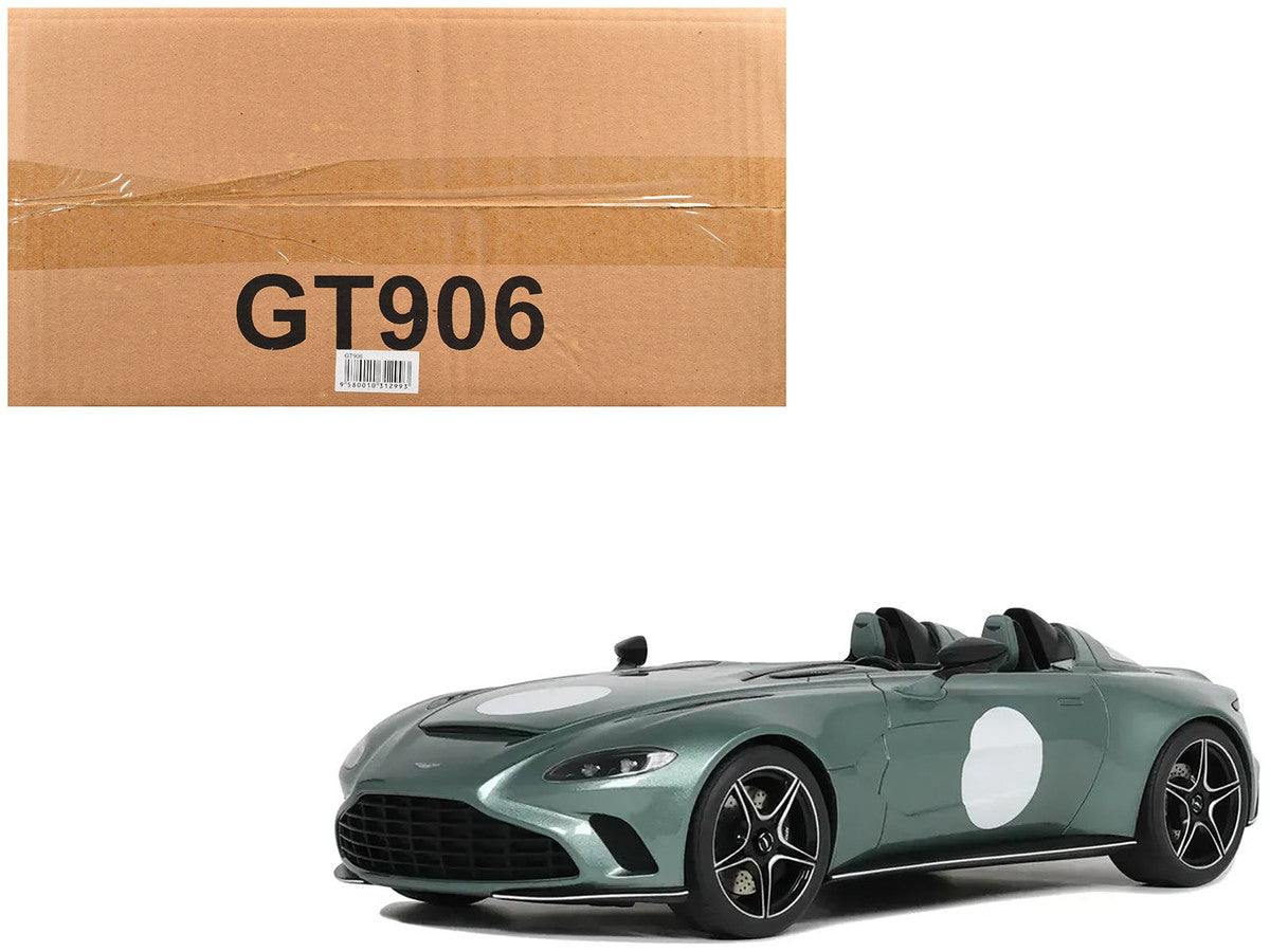 Aston Martin V12 Speedster Green Metallic 1/18 Model Car by GT Spirit-4