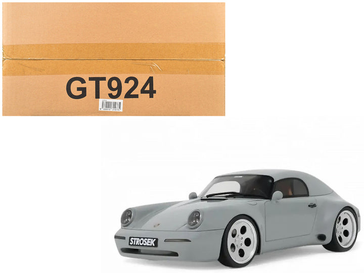 Strosek Mega 30 Speedster 2023 (Porsche 911) Classic Gray 1/18 Model Car by GT Spirit