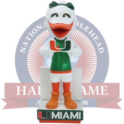 Gertrude “Gigi” the Ibis Miami Hurricanes Female Mascot Bobblehead